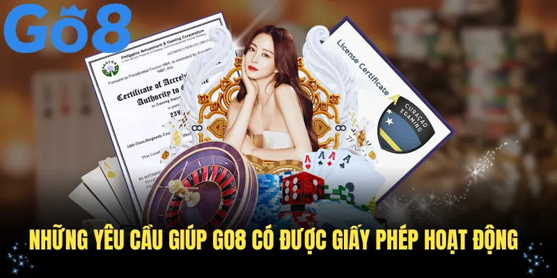 Những yêu cầu giúp Go8 có được giấy phép hoạt động